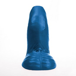 Fuck  fist Buri L - Realistische Gebogen Dildo met Ballen - 8.7 / 22 cm - Blauw (3662811915026)