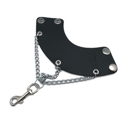 Red leather Leren Parachute met Kettingen en Haak - Zwart (3701019809840)