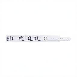 Red leather Ultra Leather Ketting - Wit (3662811296941)