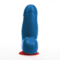 Fuck  fist Dagr S - Realistische Dikke Dildo met Ballen - 4,5 / 11,5 cm - Blauw (3662811914968)