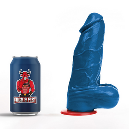 Fuck  fist Freyr M - Realistische Dildo met Ballen - 5,9 / 15 cm - Blauw (3662811914845)