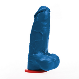 Fuck  fist Freyr M - Realistische Dildo met Ballen - 5,9 / 15 cm - Blauw (3662811914845)