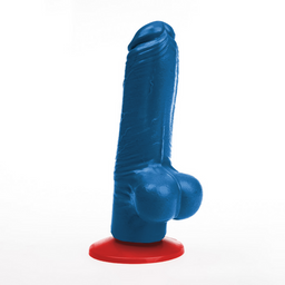 Fuck  fist Tyr M - Realistische Dildo met Ballen - 5.1 / 13 cm - Blauw (3662811914708)