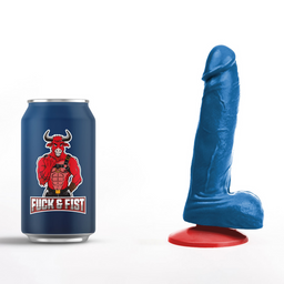 Fuck  fist Hoenir S - Realistische Dildo met Ballen - 5,1 / 13 cm - Blauw (3662811914944)