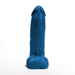 Fuck  fist Hoenir XL - Realistische Dildo met Ballen - 9 / 23 cm - Blauw (3662811914937)