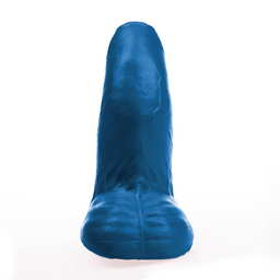 Fuck  fist Buri S - Realistische Gebogen Dildo met Ballen - 5.5 / 14 cm - Blauw (3662811915002)