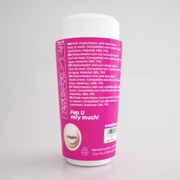 Crushious Fappucino Sweet Kiss - Mondmasturbeerkop - Roze (7403254161962)