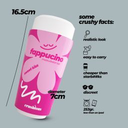 Crushious Fappucino Sweet Kiss - Mondmasturbeerkop - Roze (7403254161962)