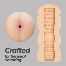 Crushious Fappucino Hot Buns - Anale Masturbator Cup - Paars (7403254161948)