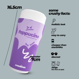 Crushious Fappucino Hot Buns - Anale Masturbator Cup - Paars (7403254161948)