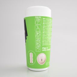 Crushious Fappucino Creamy Puss - Vaginale Masturbator Cup - Groen (7403254161955)