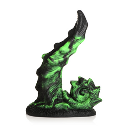 Xr brands Glowzilla - Glow-in-the-Dark Siliconen Dildo - Groen/Zwart (848518055927)
