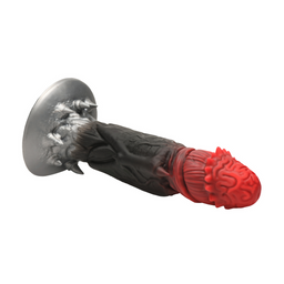 Xr brands Count Cockula - Siliconen Dildo - Rood/Zwart (848518056757)