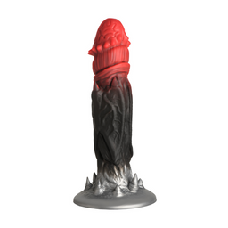 Xr brands Count Cockula - Siliconen Dildo - Rood/Zwart (848518056757)