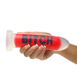Xr brands BITCH - Siliconen Dildo - Rood (848518058393)