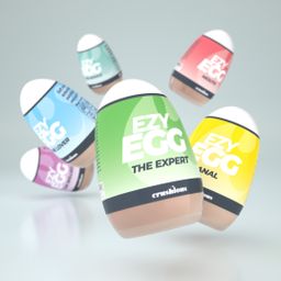 Crushious Ezy Egg - Masturbator Ei - 6 Stuks - Multicolor (7403254161979)