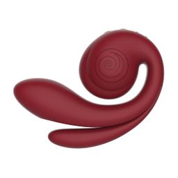 Snail vibe GIZI Pro - Drievoudige Stimulator - Bordeaux (8721325867117)