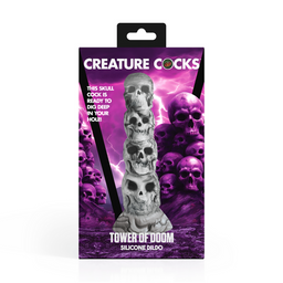 Xr brands Tower of Doom - Siliconen Dildo - Grijs (848518056849)