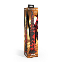 Xr brands Stinger - Siliconen Dildo - Rood/Zwart (848518058126)