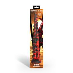 Xr brands Stinger - Siliconen Dildo - Rood/Zwart (848518058126)