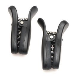 Xr brands Dark Grip - Vibrerende Tepelknijpers - Zwart (848518055156)