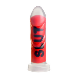 Xr brands SLUT - Siliconen Dildo - Rood (848518058416)