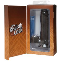 Doc johnson Realistische Cock met Ballen - Verwijderbare VacULock Zuignap - ULTRASKYN - 8 / 21 cm - Chocolade (782421014308)