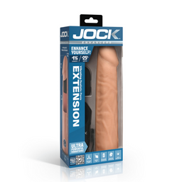 Curve toys Verlengstukken - Vibrerende Realistische Penisverlenging met Afstandsbediening - Licht (653078945133)