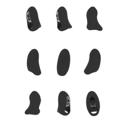 Vive by shots Hana - Pulse Wave Vinger Vibrator - Zwart (7423522538500)