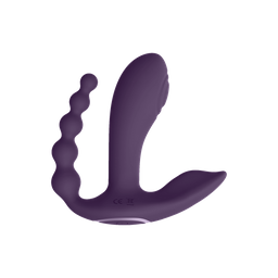 Vive by shots Kata - Pulse Wave Vibrerende Dubbele Penetratie Vibrator - Paars (7423522538555)