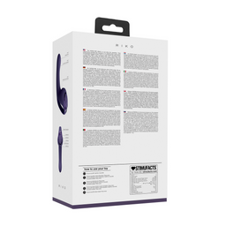 Vive by shots Riko - Triple Motor Thumper met Geavanceerde Vingerbeweging Puls Golf Stimulator - Paars (8714273051875)