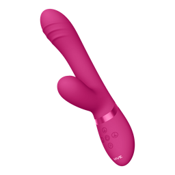 Vive by shots Tani - Finger Motion met Pulse-Wave Vibrator - Roze (7423522539583)