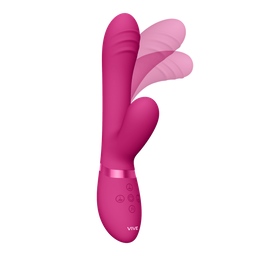 Vive by shots Tani - Finger Motion met Pulse-Wave Vibrator - Roze (7423522539583)