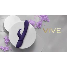 Vive by shots Mika - Triple Motor - Vibrerende Rabbit met Innovatieve G-Spot Flapper Stimulator - Paars (8714273051851)