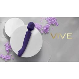 Vive by shots Kiku - Dubbelzijdige Wand met Innovatieve G-Spot Flapper Stimulator - Paars (8714273051837)
