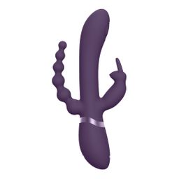 Vive by shots Rini - Pulse Wave Vibrating Double Penetration Rabbit - Paars (7423522539538)