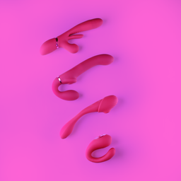 Vive by shots Kura - Duwende G-Spot Vibrator met Flapper Tong en Pulse Wave Stimulator - Roze (8714273537720)