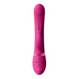 Vive by shots Mei - Dual Pulse-Wave Vibrating C-spot G-Spot Rabbit - Roze (7423522631614)