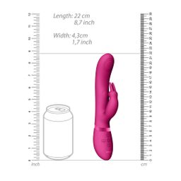 Vive by shots Mei - Dual Pulse-Wave Vibrating C-spot G-Spot Rabbit - Roze (7423522631614)