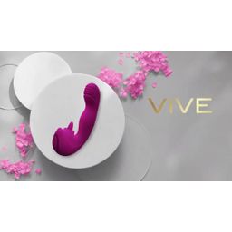 Vive by shots Yumi - Triple Motor G-Spot Vinger Beweging Vibrator en Flickering Tongue Stimulator - Roze (8714273051882)