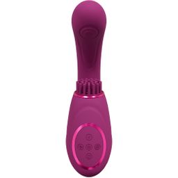 Vive by shots Gen - Drie Motoren G-Spot Vibrator met Pulse Wave en Vibrerende Haren - Roze (8714273054166)