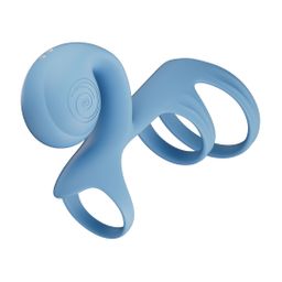 Snail vibe JOVI ARC - Slakken Trouwring - Blauwe Haze (8721325867209)