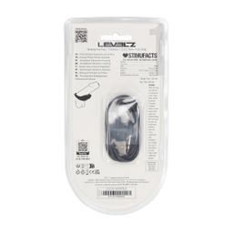 Levelz by shots Verstelbare Vibrerende Siliconen Cockring - Zwart (8714273066930)