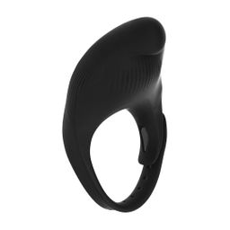 Levelz by shots Verstelbare Vibrerende Siliconen Cockring - Zwart (8714273066930)