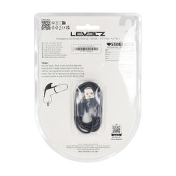 Levelz by shots Verstelbare Bunny Vibrerende Siliconen Lasso Cockring en Schachtlus - Zwart (8714273066954)