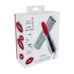 Loveline by shots Tiffany - Lipstick Vibrator with 4 Attachments - Blue (8714273069979)