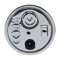 Loveline by shots Angel - Lipstick Vibrator with 4 Attachments - Clear (8714273069955)