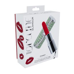 Loveline by shots Candy - Lipstick Vibrator with 4 Attachments - Green (8714273069993)