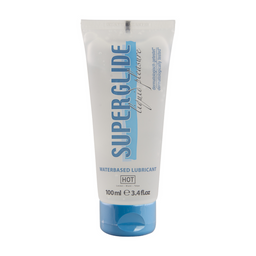 Hot Superglide Liquid Pleasure - Waterbased Lubricant - 3 fl oz / 100 ml (4042342000429)
