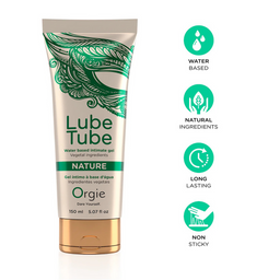 Orgie Lube Tube Nature - Waterbased Lubricant - 5 fl oz / 150 ml (5600298351096)